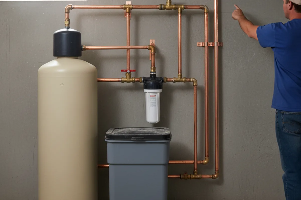 Whole-house water treatment system installed in Pointe A La Hache